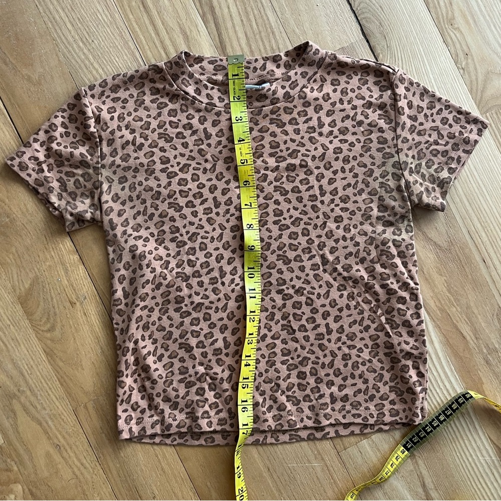 Leopard Print Crop Top